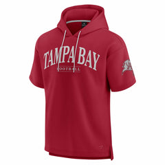 Tampa Bay Buccaneers Unisex Elements Ready Short Sleeve Pullover Hoodie Cardinal