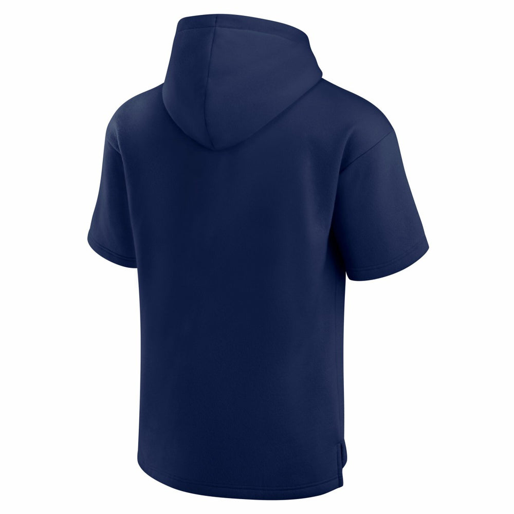 Tennessee Titans Unisex Elements Ready Short Sleeve Pullover Hoodie Navy