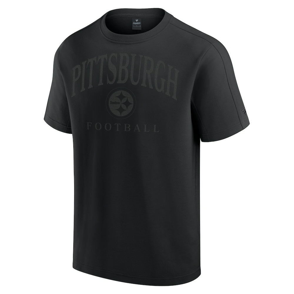 Pittsburgh Steelers Unisex Elements Flex Tri-Blend T-Shirt Black