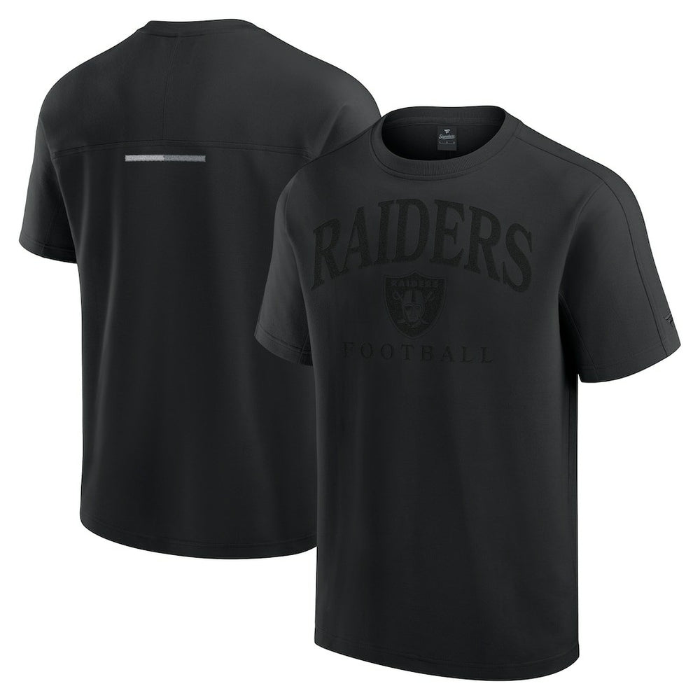 Las Vegas Raiders Unisex Elements Flex Tri-Blend T-Shirt Black