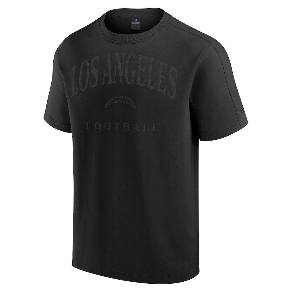 Los Angeles Chargers Unisex Elements Flex Tri-Blend T-Shirt Black