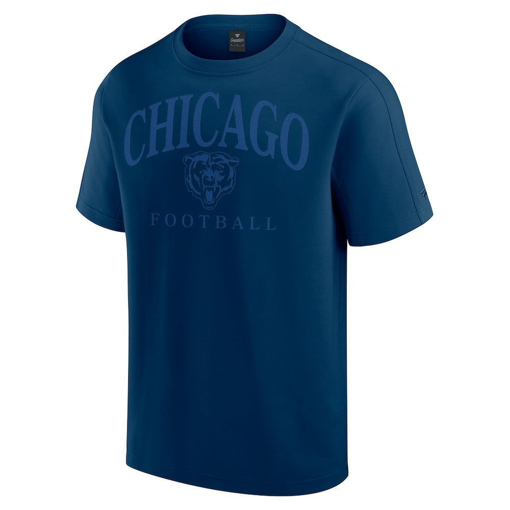 Chicago Bears Unisex Elements Flex Tri-Blend T-Shirt Navy