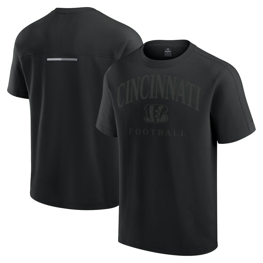 Cincinnati Bengals Unisex Elements Flex Tri-Blend T-Shirt Black