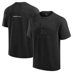 Cincinnati Bengals Unisex Elements Flex Tri-Blend T-Shirt Black