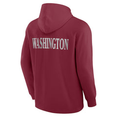 Washington Commanders Elements Blaze Tri-Blend Long Sleeve Hoodie T-Shirt Burgundy