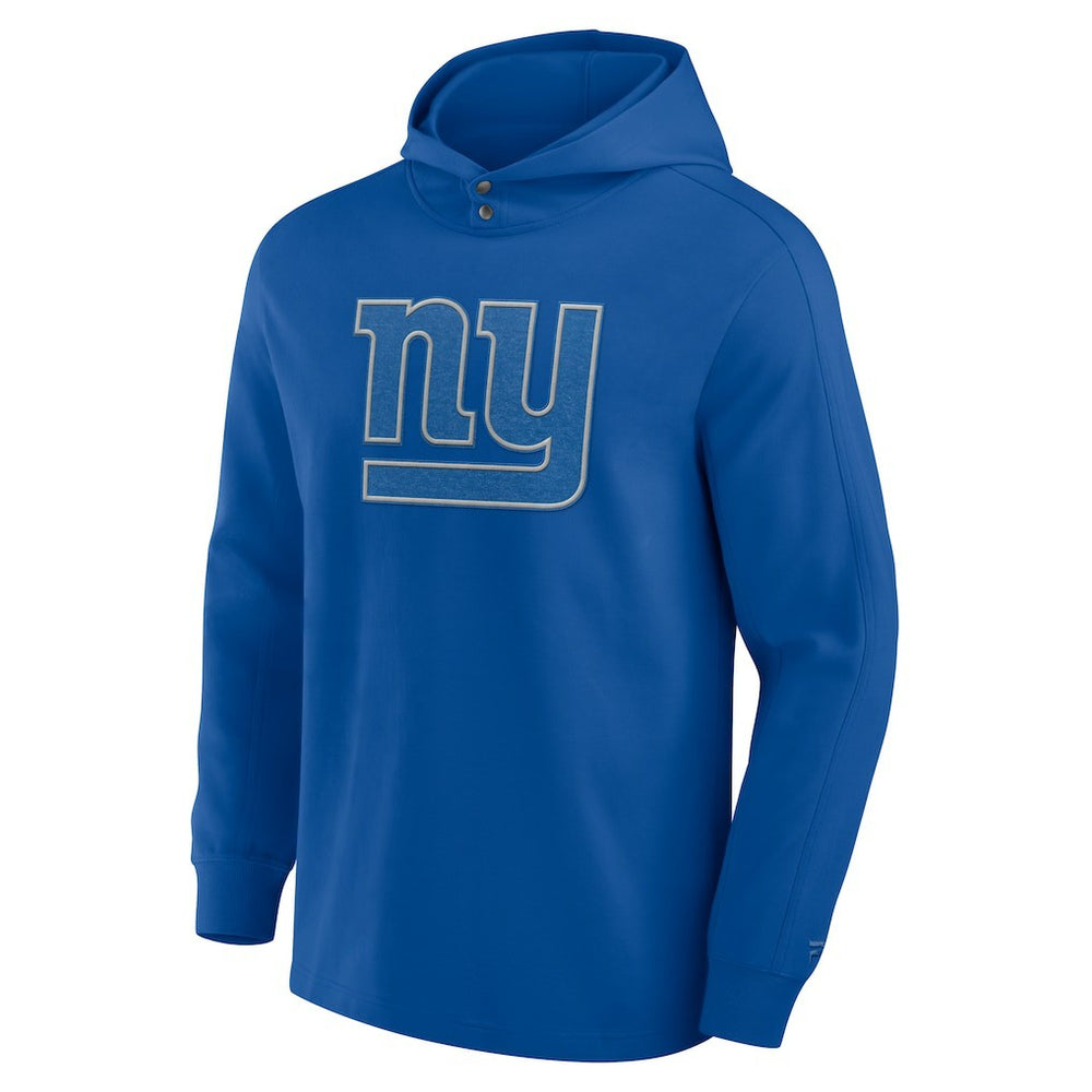 New York Giants Elements Blaze Tri-Blend Long Sleeve Hoodie T-Shirt Royal