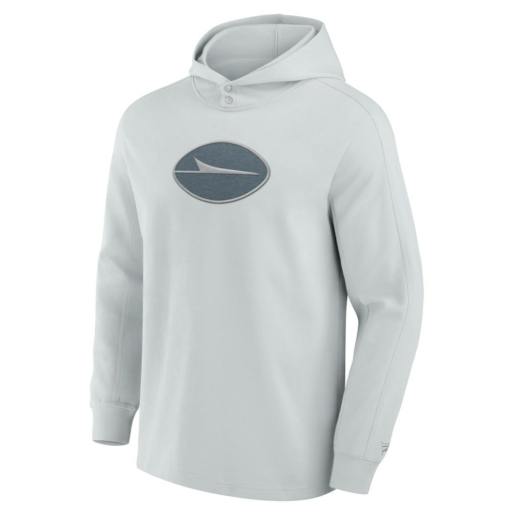 New York Jets Elements Blaze Tri-Blend Long Sleeve Hoodie T-Shirt Gray