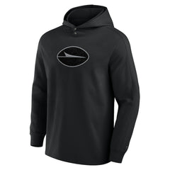 New York Jets Elements Blaze Tri-Blend Long Sleeve Hoodie T-Shirt Black