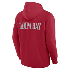 Tampa Bay Buccaneers Elements Blaze Tri-Blend Long Sleeve Hoodie T-Shirt Red