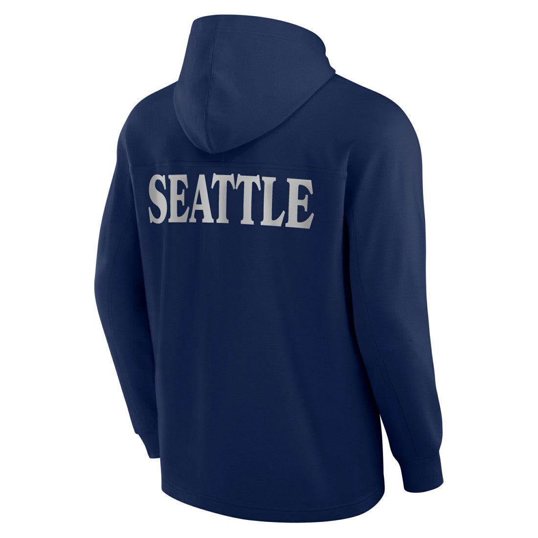 Seattle Seahawks Elements Blaze Tri-Blend Long Sleeve Hoodie T-Shirt College Navy