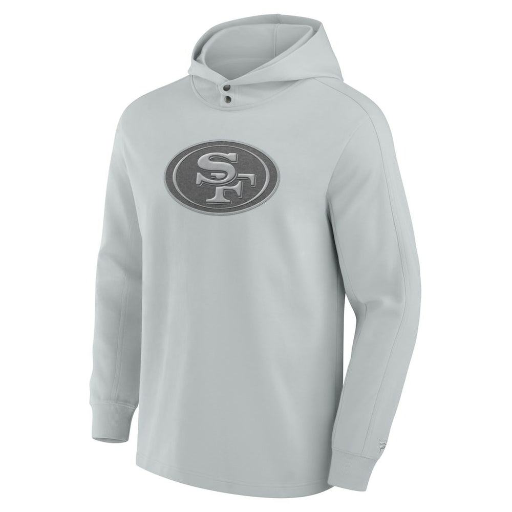 San Francisco 49ers Elements Blaze Tri-Blend Long Sleeve Hoodie T-Shirt Gray