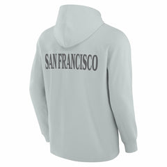 San Francisco 49ers Elements Blaze Tri-Blend Long Sleeve Hoodie T-Shirt Gray