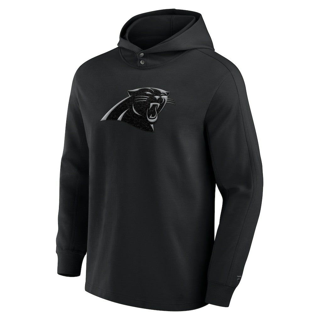 Carolina Panthers Elements Blaze Tri-Blend Long Sleeve Hoodie T-Shirt Black