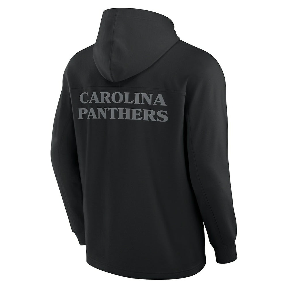 Carolina Panthers Elements Blaze Tri-Blend Long Sleeve Hoodie T-Shirt Black