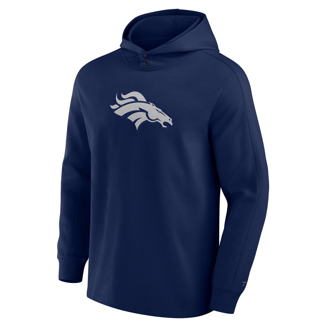 Denver Broncos Elements Blaze Tri-Blend Long Sleeve Hoodie T-Shirt Navy