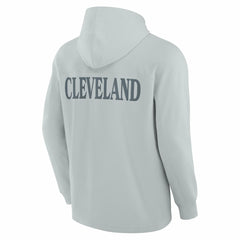 Cleveland Browns Elements Blaze Tri-Blend Long Sleeve Hoodie T-Shirt Gray