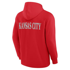 Kansas City Chiefs Elements Blaze Tri-Blend Long Sleeve Hoodie T-Shirt Red