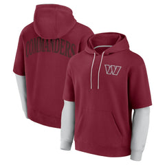 Washington Commanders Unisex Sleek Elements Pullover Hoodie Burgundy