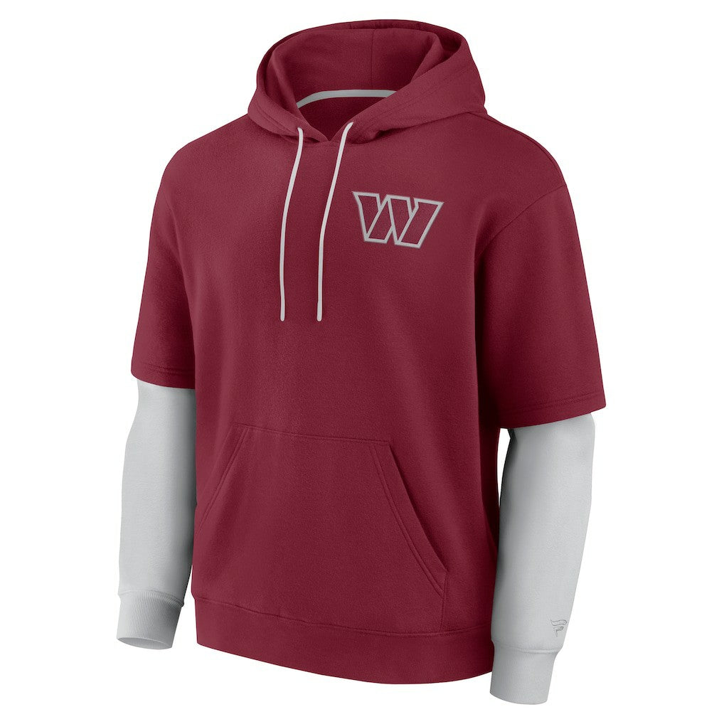 Washington Commanders Unisex Sleek Elements Pullover Hoodie Burgundy