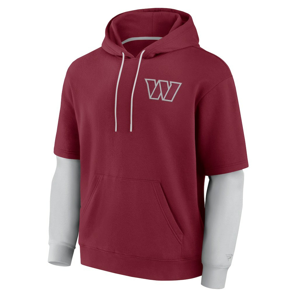 Washington Commanders Unisex Sleek Elements Pullover Hoodie Burgundy