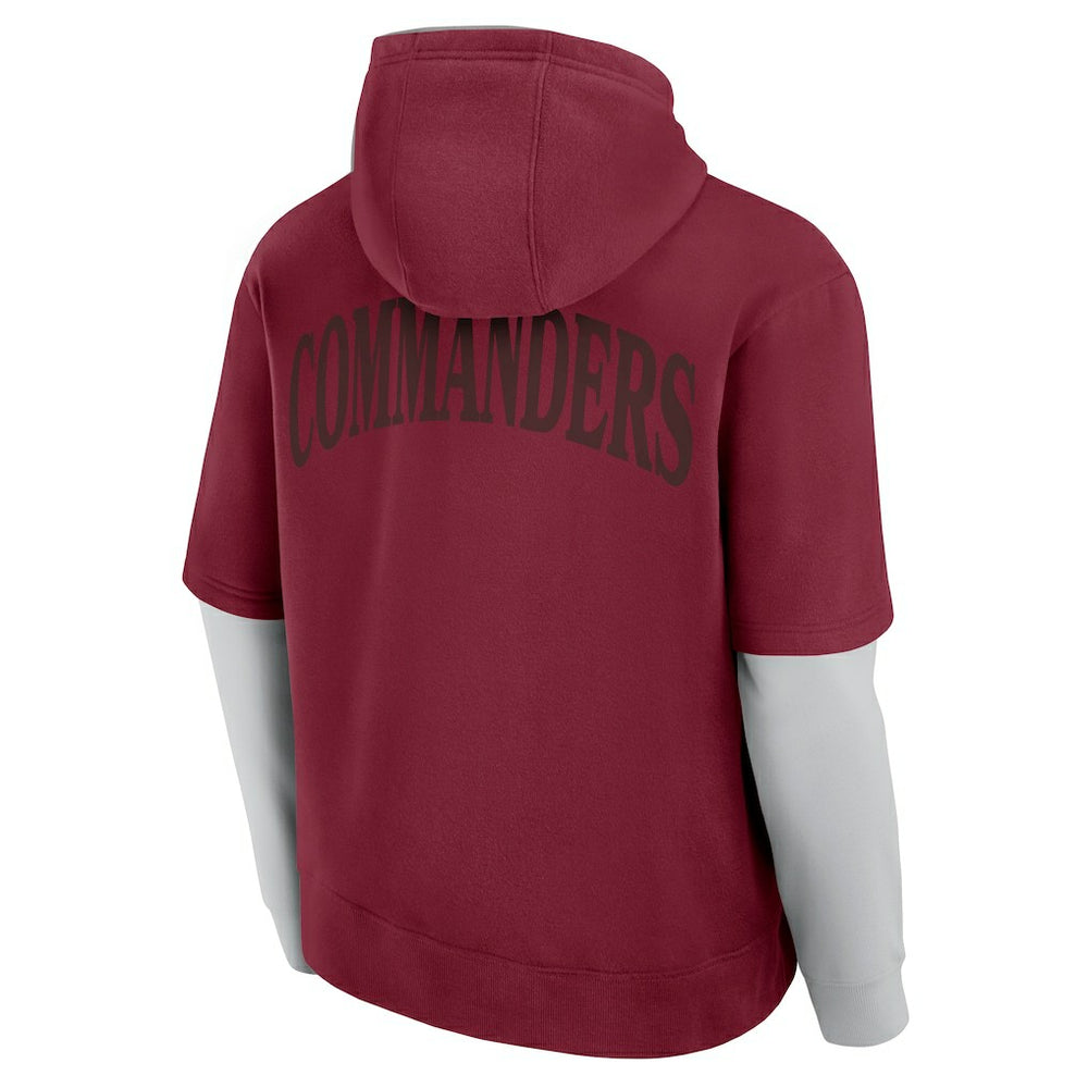 Washington Commanders Unisex Sleek Elements Pullover Hoodie Burgundy