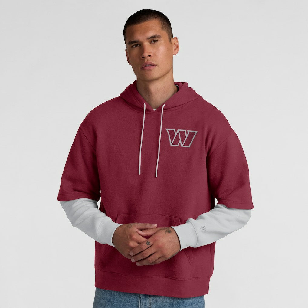 Washington Commanders Unisex Sleek Elements Pullover Hoodie Burgundy