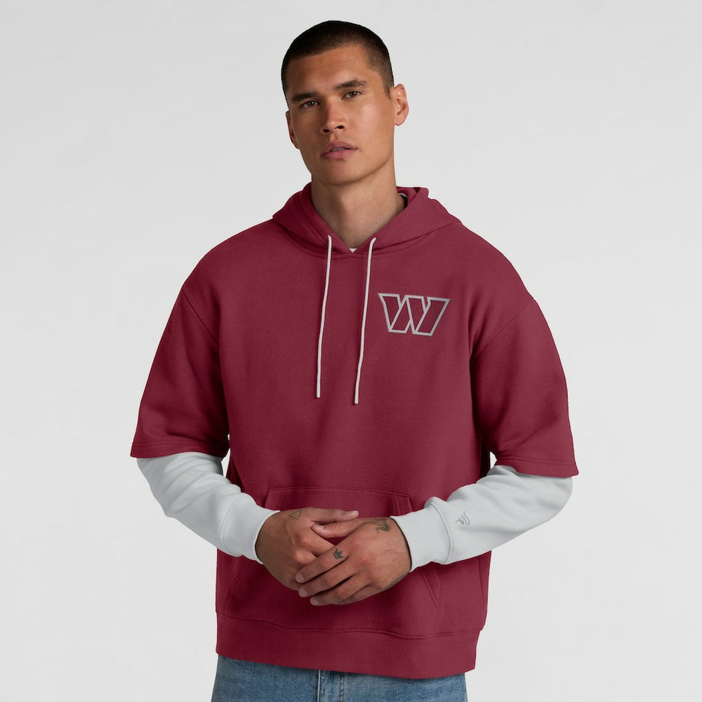 Washington Commanders Unisex Sleek Elements Pullover Hoodie Burgundy