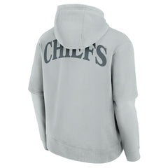Kansas City Chiefs Unisex Elements Sleek Pullover Hoodie Gray