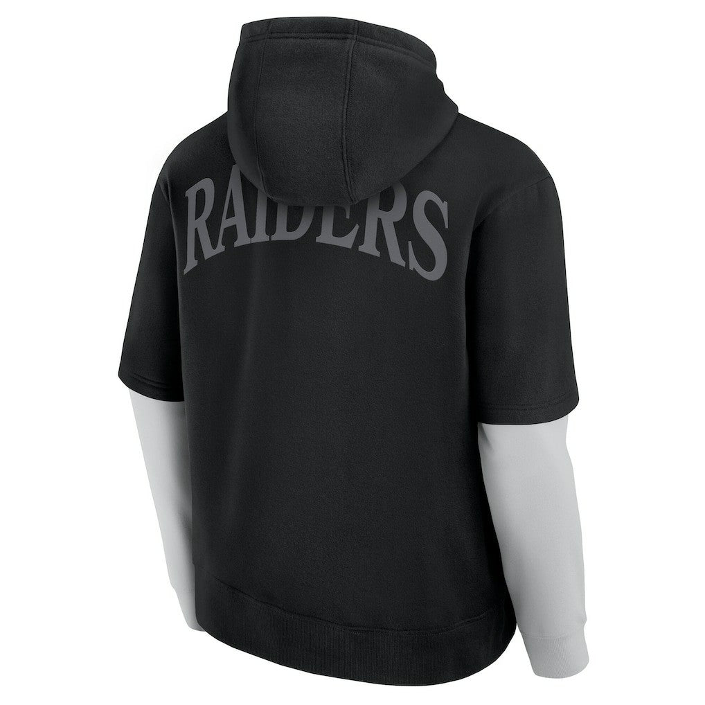 Las Vegas Raiders Unisex Sleek Elements Pullover Hoodie Black