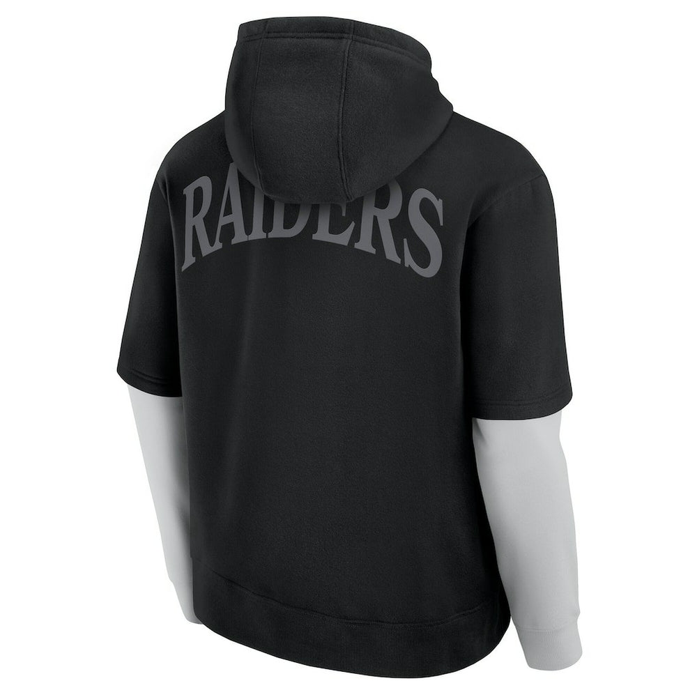 Las Vegas Raiders Unisex Sleek Elements Pullover Hoodie Black