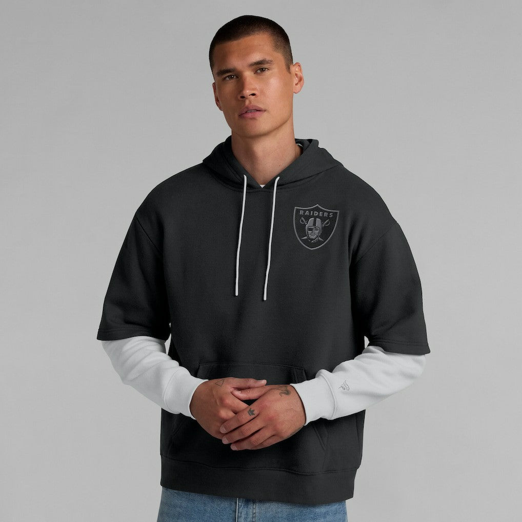 Las Vegas Raiders Unisex Sleek Elements Pullover Hoodie Black