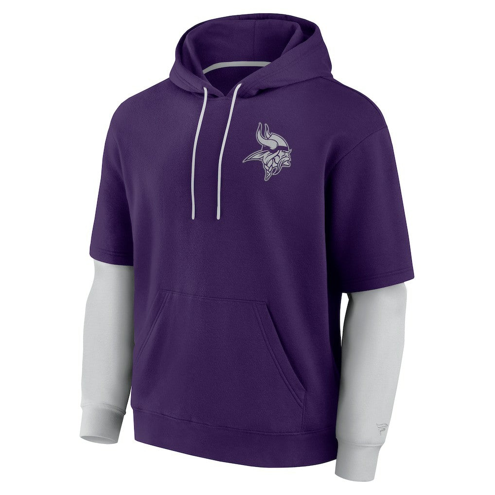Minnesota Vikings Unisex Sleek Elements Pullover Hoodie Purple