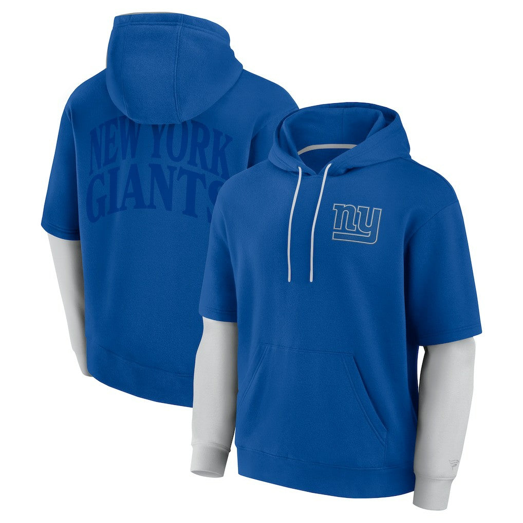 New York Giants Unisex Sleek Elements Pullover Hoodie Royal