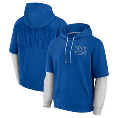 New York Giants Unisex Sleek Elements Pullover Hoodie Royal