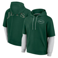New York Jets Unisex Sleek Elements Pullover Hoodie Green