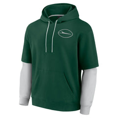 New York Jets Unisex Sleek Elements Pullover Hoodie Green
