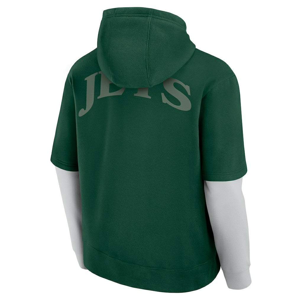 New York Jets Unisex Sleek Elements Pullover Hoodie Green