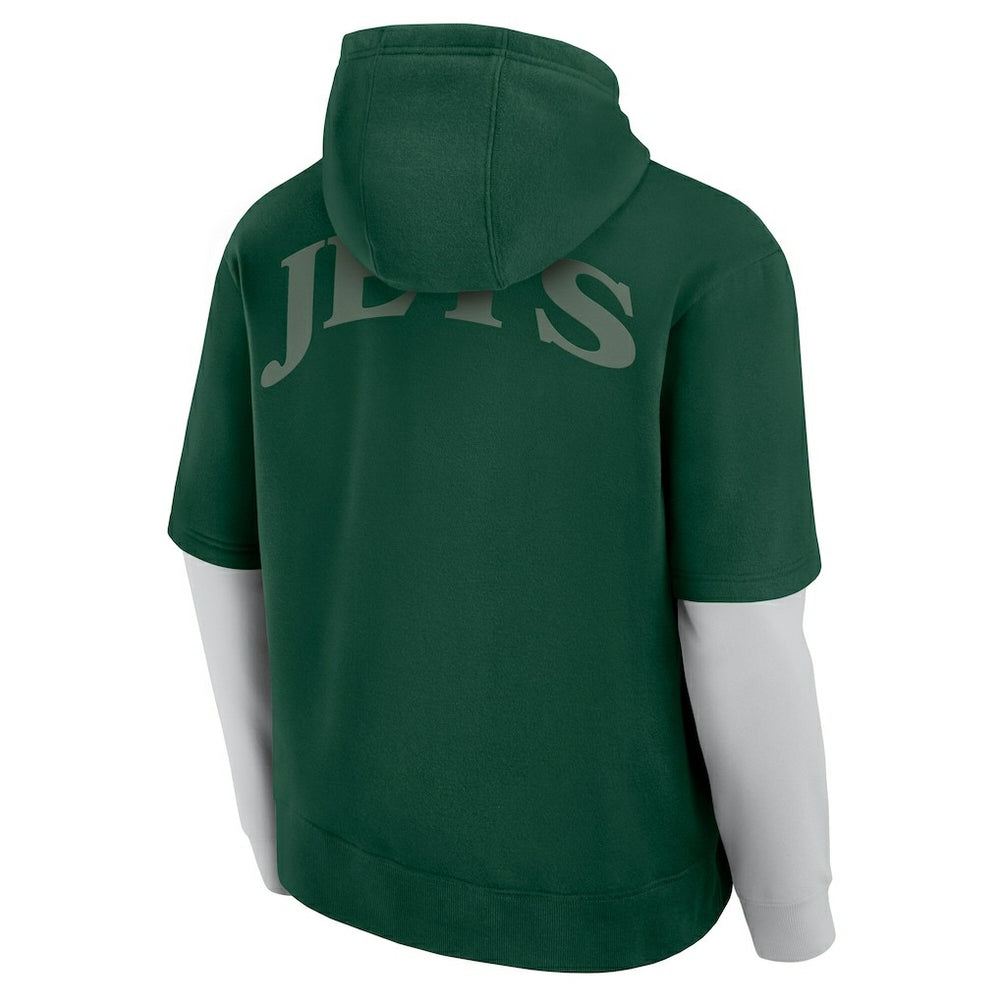 New York Jets Unisex Sleek Elements Pullover Hoodie Green