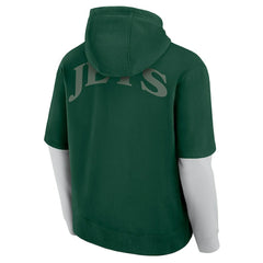 New York Jets Unisex Sleek Elements Pullover Hoodie Green
