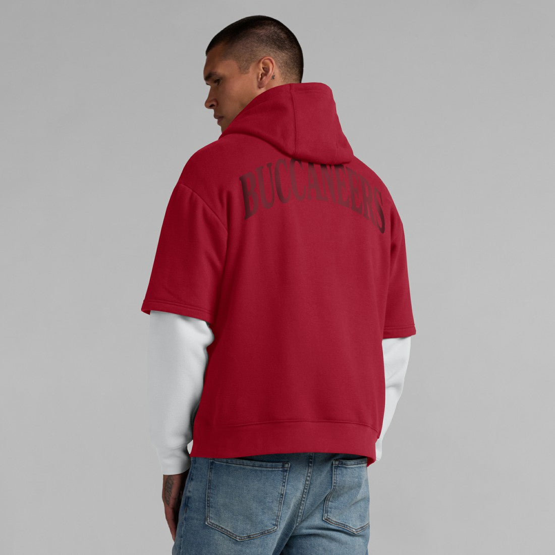 Tampa Bay Buccaneers Unisex Sleek Elements Pullover Hoodie Red