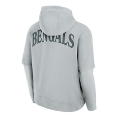 Cincinnati Bengals Unisex Sleek Elements Pullover Hoodie Gray