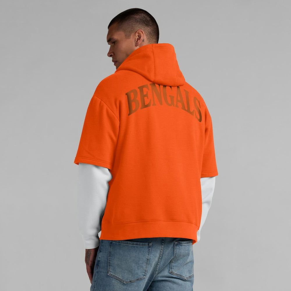 Cincinnati Bengals Unisex Sleek Elements Pullover Hoodie Orange