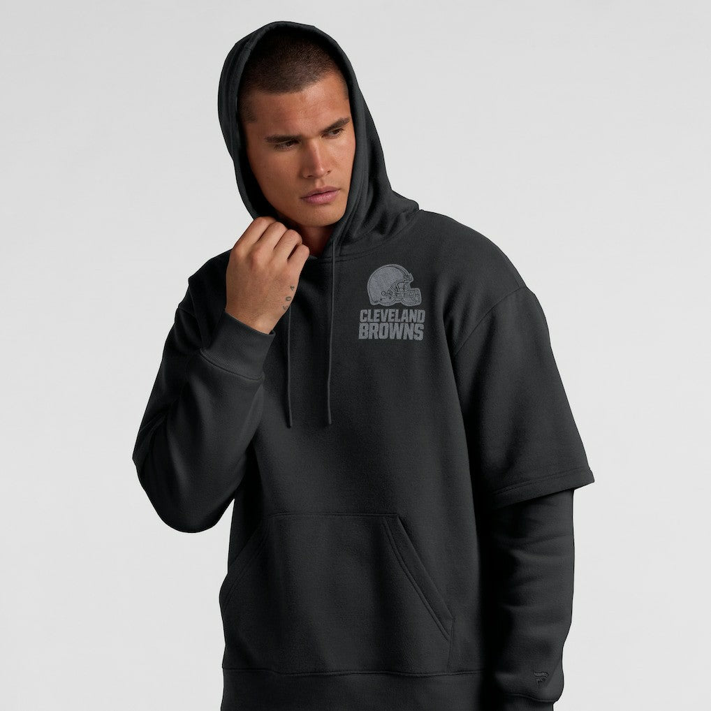 Cleveland Browns Unisex Sleek Elements Pullover Hoodie Black