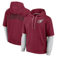 Arizona Cardinals Unisex Sleek Elements Pullover Hoodie Cardinal