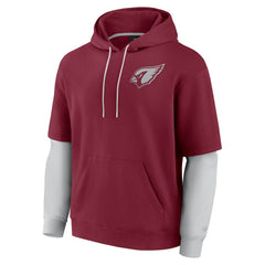 Arizona Cardinals Unisex Sleek Elements Pullover Hoodie Cardinal