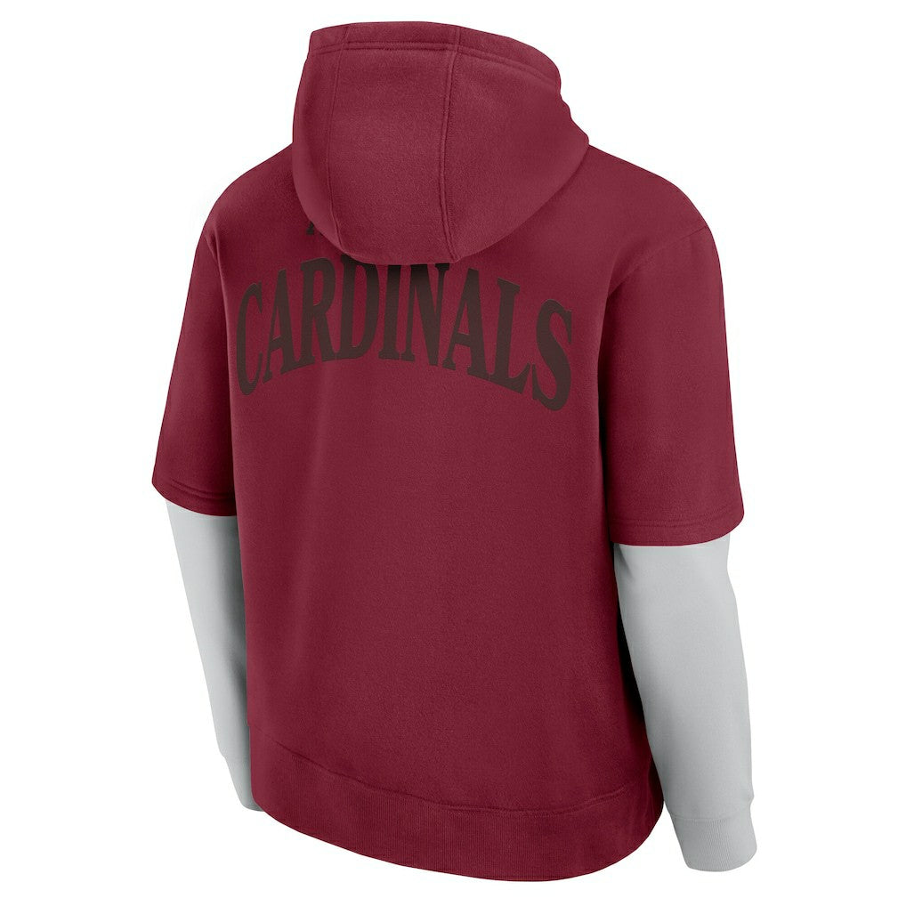 Arizona Cardinals Unisex Sleek Elements Pullover Hoodie Cardinal