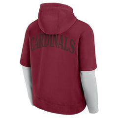 Arizona Cardinals Unisex Sleek Elements Pullover Hoodie Cardinal