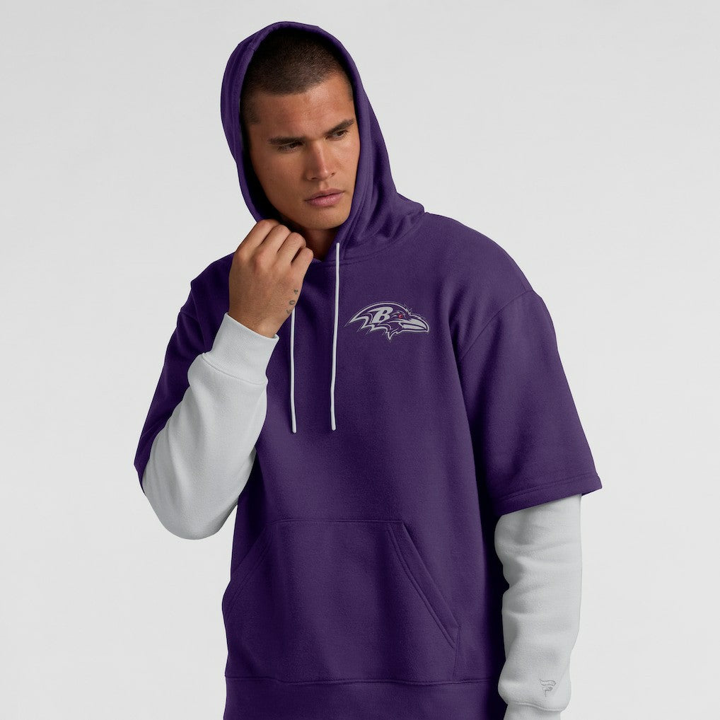Baltimore Ravens Unisex Sleek Elements Pullover Hoodie Purple