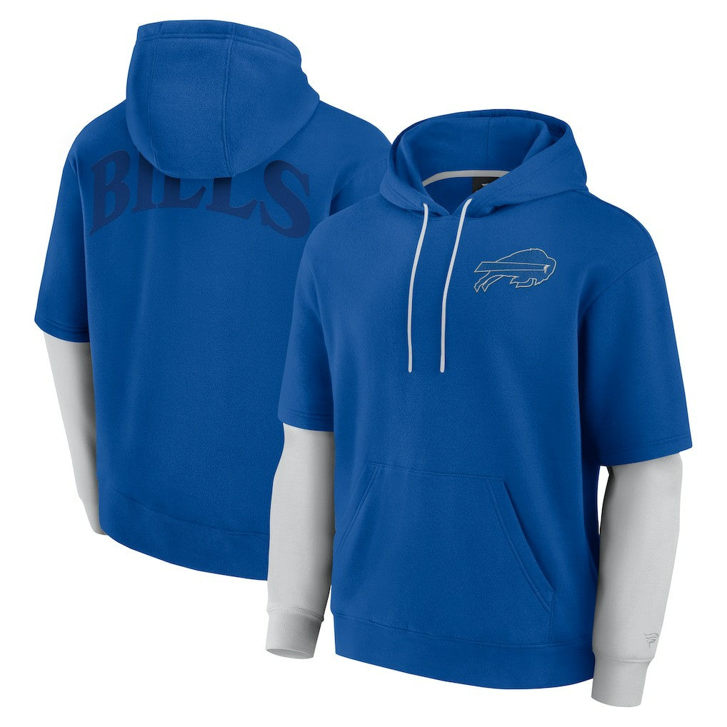 Buffalo Bills Unisex Sleek Elements Pullover Hoodie Royal