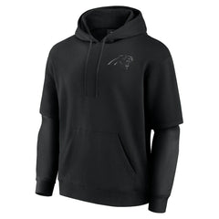 Carolina Panthers Unisex Sleek Elements Pullover Hoodie Black